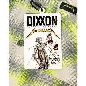 DIXXON Flannel Sz XL Metallica Ride And Justice For All Brand New in Bag